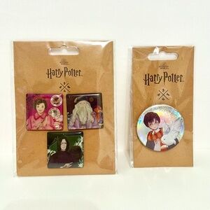 Harry Potter Collection x Yume Professors Magnet Set Harry Badge Wizarding World